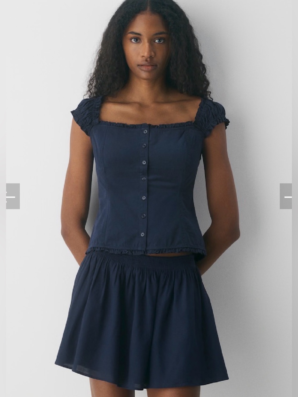 Aritzia Daydream Poplin Top
